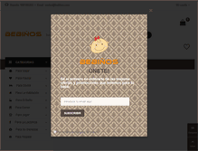Tablet Screenshot of bebinos.com